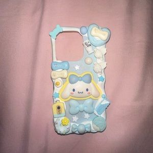 Unique and Customized Cinnamaroll Sanrio Case. COMPATIBLE WITH IPHONE 14 PRO